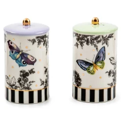 Spring|Serveware|MacKenzie-Childs Butterfly Toile Salt  Pepper Set