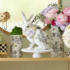 Easter|Spring|MacKenzie-Childs Butterfly Toile Tall Rabbit
