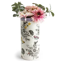 Spring|Room Accents|MacKenzie-Childs Butterfly Toile Tall Vase