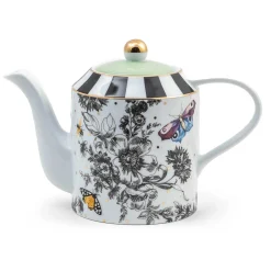 Spring|Serveware|MacKenzie-Childs Butterfly Toile Teapot