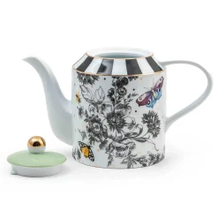 Spring|Serveware|MacKenzie-Childs Butterfly Toile Teapot