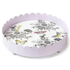 Spring|Bar Entertaining|MacKenzie-Childs Butterfly Toile Tray