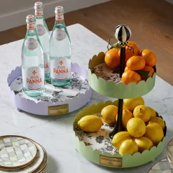 Spring|Bar Entertaining|MacKenzie-Childs Butterfly Toile Tray