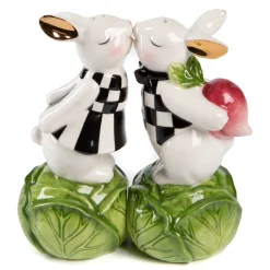 Spring|Table Accessories|MacKenzie-Childs Cabbage Garden Salt  Pepper Set
