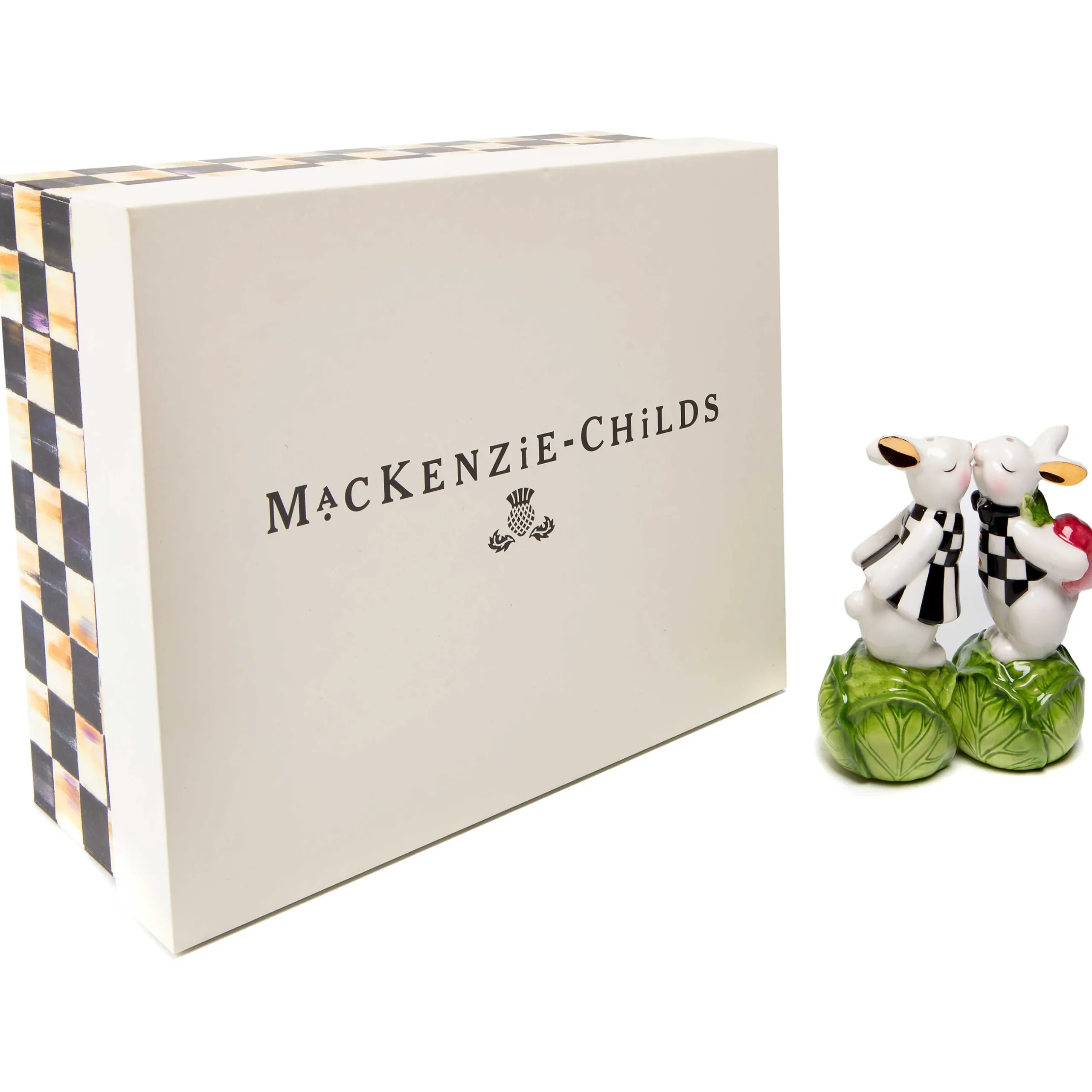 Spring|Table Accessories|MacKenzie-Childs Cabbage Garden Salt Pepper Set