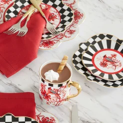 Holiday|Dinnerware & Flatware|MacKenzie-Childs Cardinal Toile Bread  Butter Plate