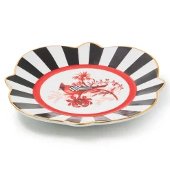 Holiday|Dinnerware & Flatware|MacKenzie-Childs Cardinal Toile Bread  Butter Plate