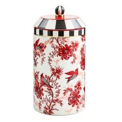 Kitchen Storage & Organization|MacKenzie-Childs Cardinal Toile Canister