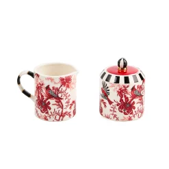 Kitchen & Dining Sets|Serveware|MacKenzie-Childs Cardinal Toile Creamer Sugar Set