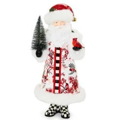 Holiday|Room Accents|MacKenzie-Childs Cardinal Toile Santa with Cardinal