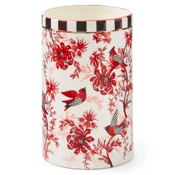Room Accents|MacKenzie-Childs Cardinal Toile Short Vase
