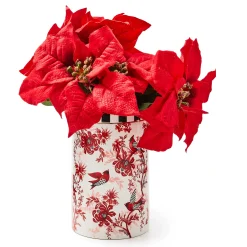 Room Accents|MacKenzie-Childs Cardinal Toile Short Vase