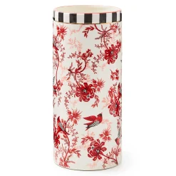 Room Accents|MacKenzie-Childs Cardinal Toile Tall Vase