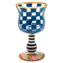 Holiday|Drinkware|MacKenzie-Childs Carnival Royal Wine Glass