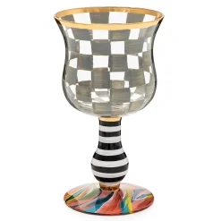Drinkware|Bar Entertaining|MacKenzie-Childs Carnival Sterling Wine Glass