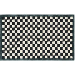 Rugs|MacKenzie-Childs Check It Out Emerald 2'3 x 3'9 Rug