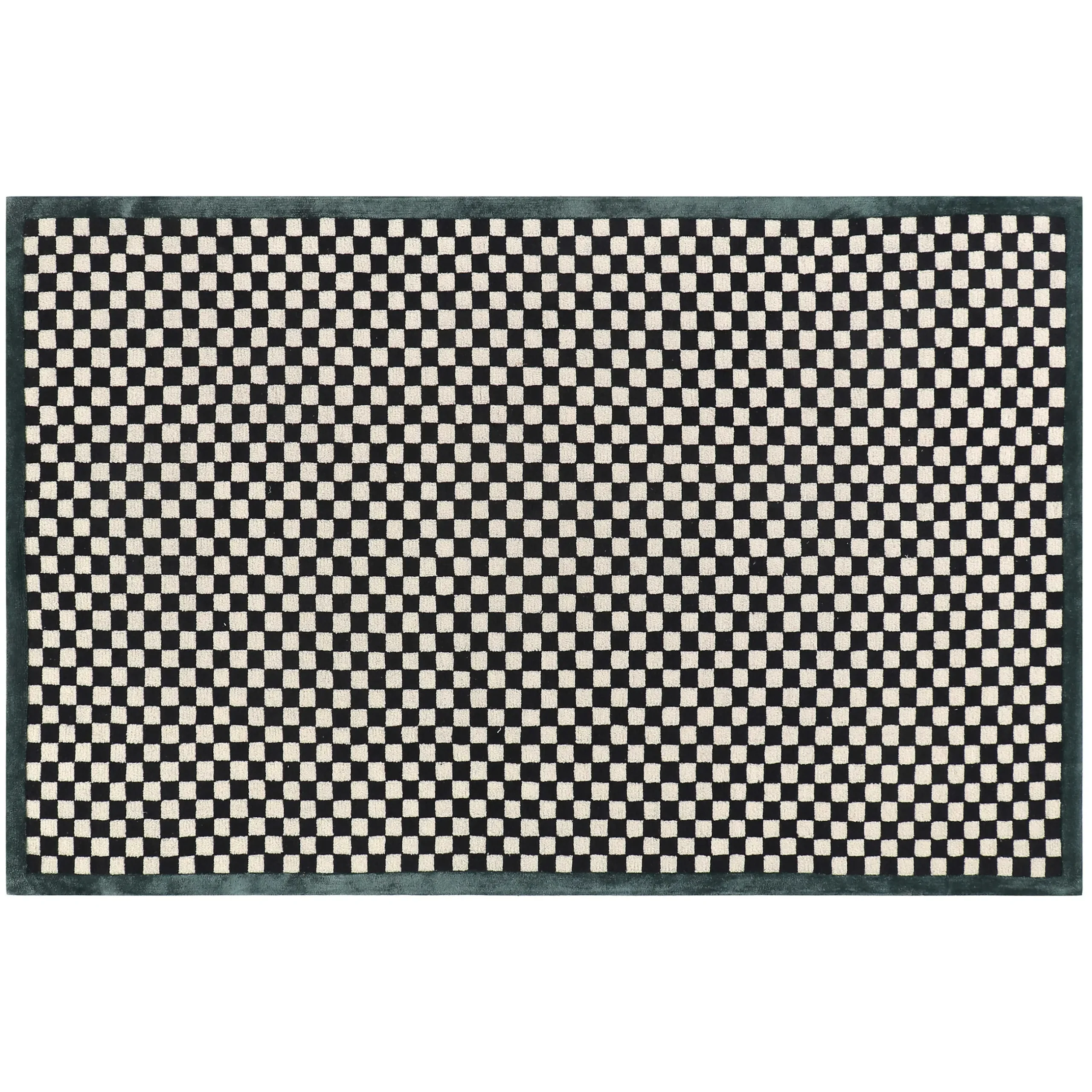 Rugs|MacKenzie-Childs Check It Out Emerald 5' x 8' Rug
