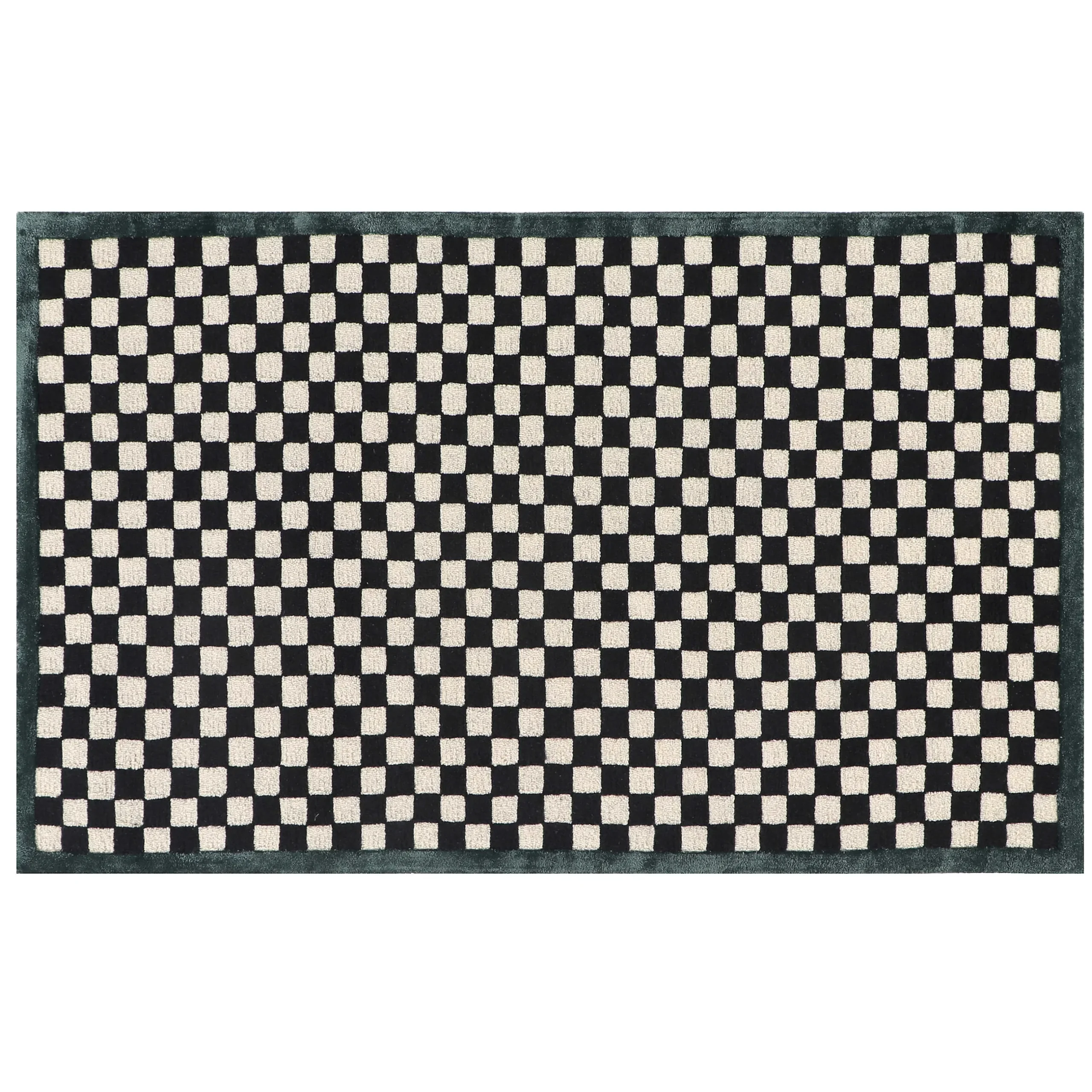 Rugs|MacKenzie-Childs Check It Out Emerald 3' x 5' Rug