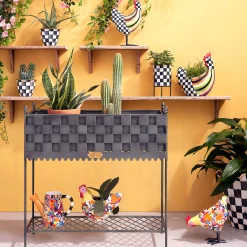 Spring|Outdoor|MacKenzie-Childs Check It Out Planter