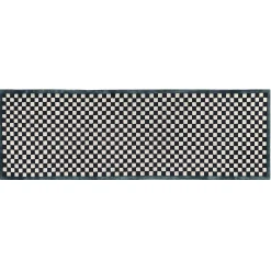 Rugs|MacKenzie-Childs Check It Out Rug Emerald 2'6 x 8' Runner
