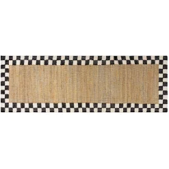 Rugs|MacKenzie-Childs Check Jute 2'6 x 8' Runner