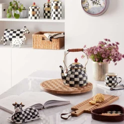 Bar Entertaining|Serveware|MacKenzie-Childs Check Lazy Susan