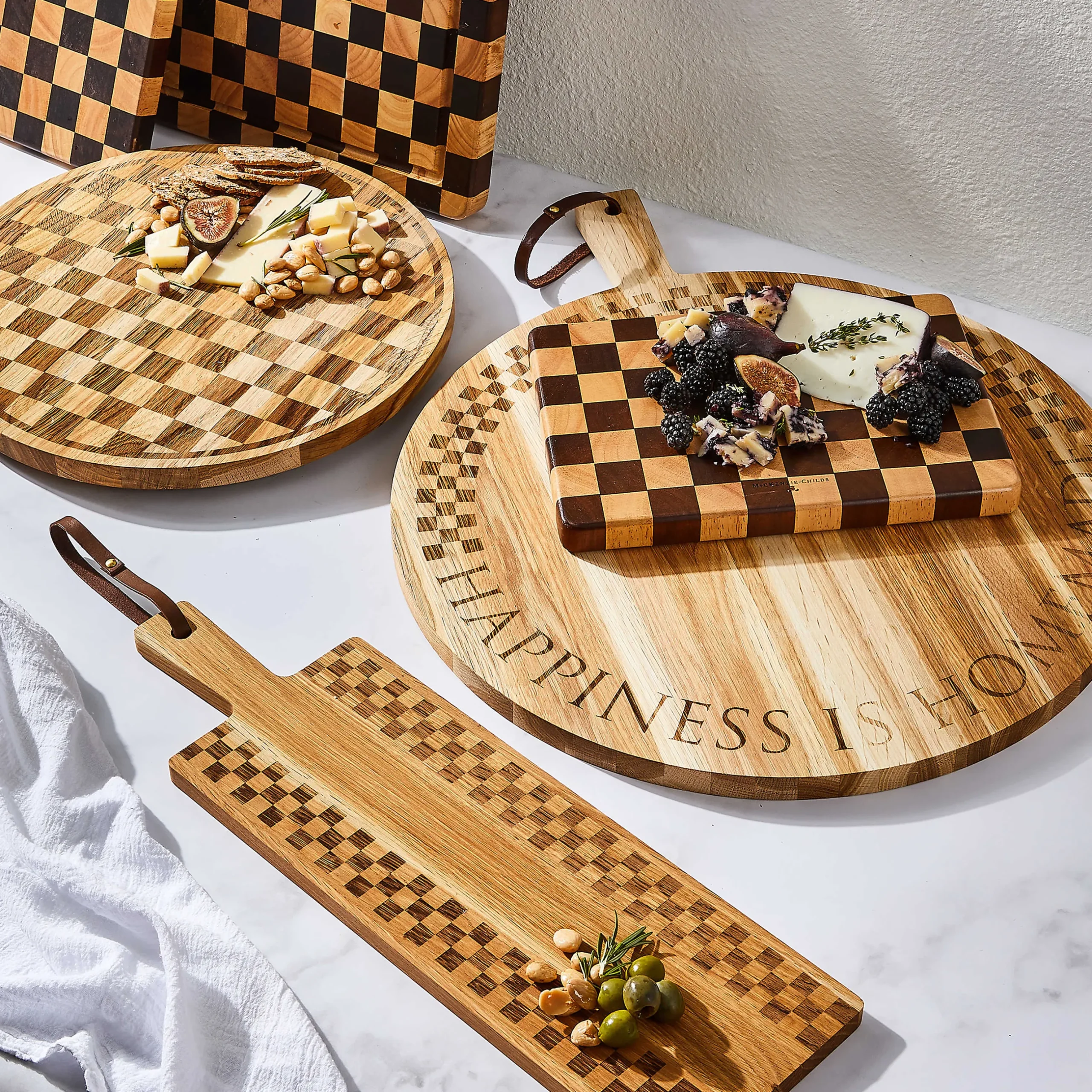 Bar Entertaining|Serveware|MacKenzie-Childs Check Lazy Susan