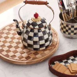 Bar Entertaining|Serveware|MacKenzie-Childs Check Lazy Susan