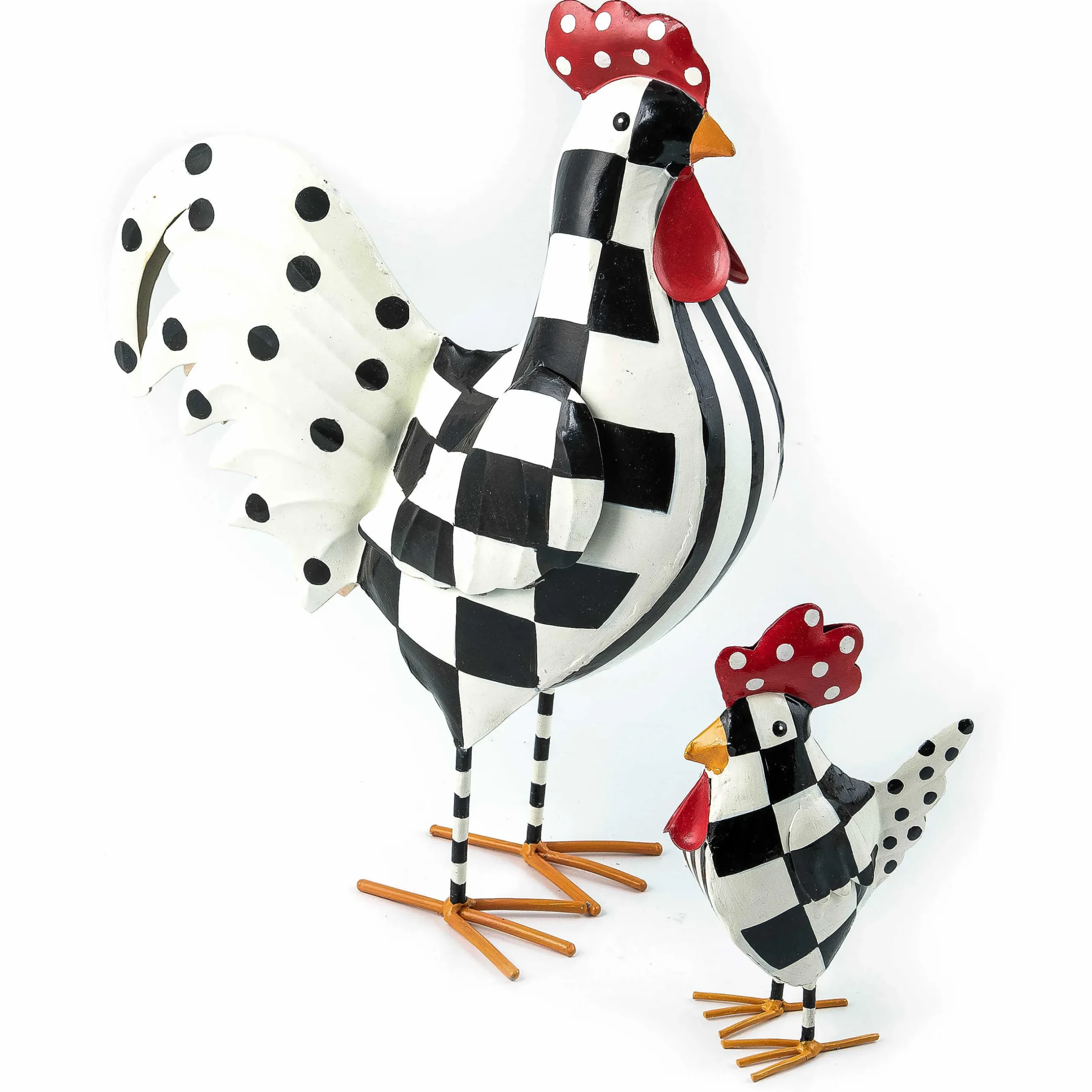 Outdoor|Room Accents|MacKenzie-Childs Checkerdot Rooster - Large
