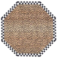 Rugs|MacKenzie-Childs Cheetah 6' Octagon Rug