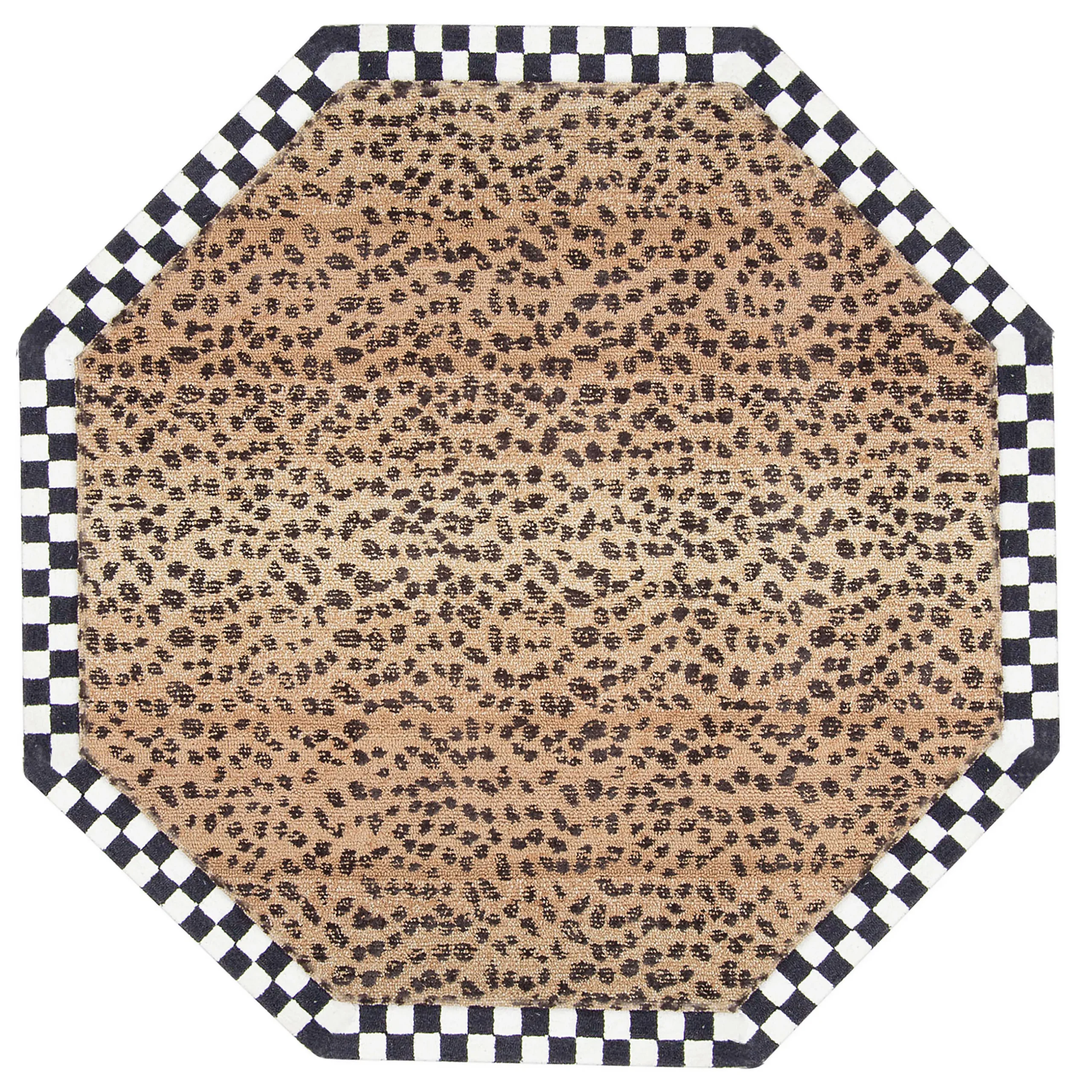 Rugs|MacKenzie-Childs Cheetah 6' Octagon Rug
