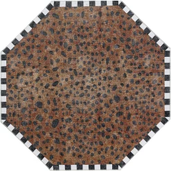 Rugs|MacKenzie-Childs Cheetah 6' Octagon Washable Rug