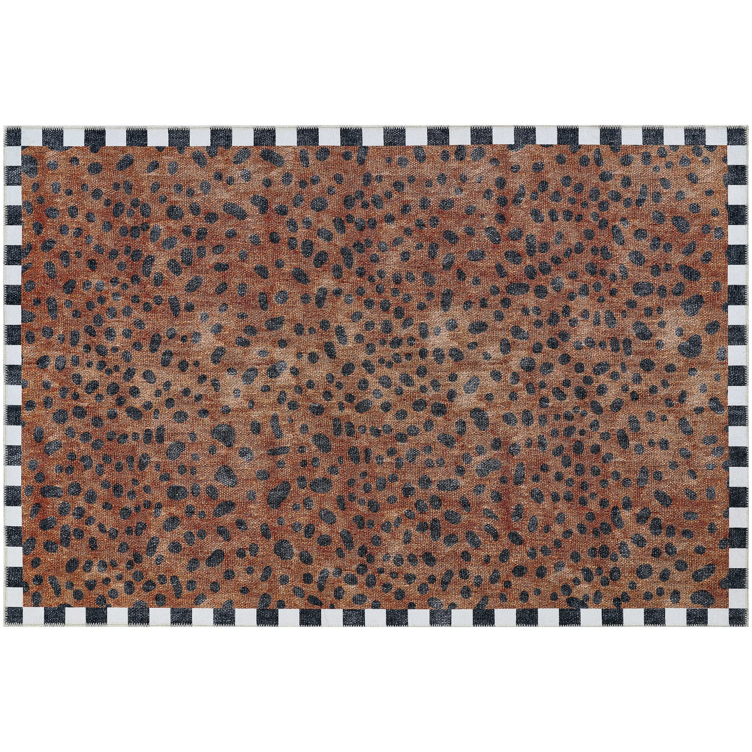 Rugs|MacKenzie-Childs Cheetah 5' x 7'6 Washable Rug