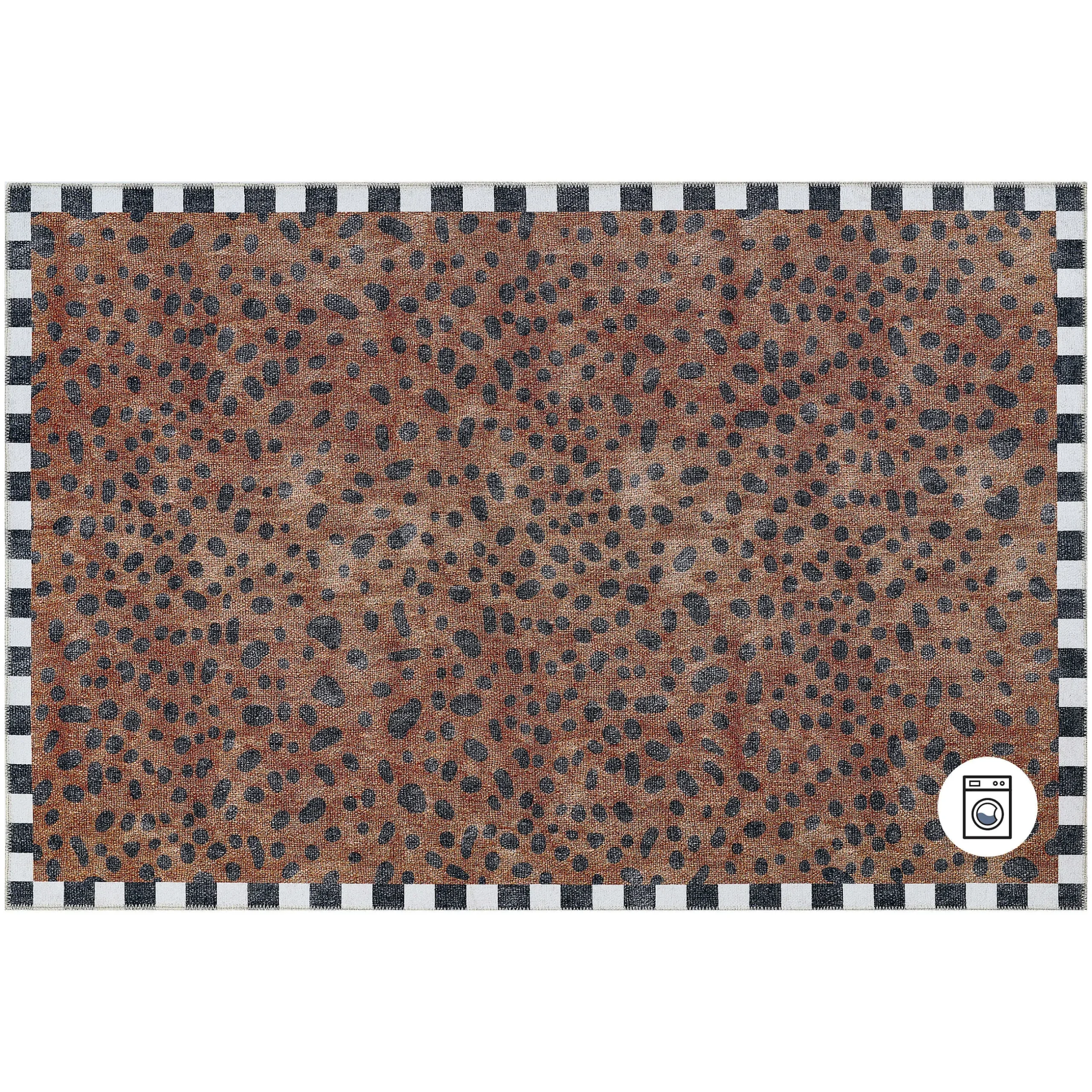 Rugs|MacKenzie-Childs Cheetah 5' x 7'6 Washable Rug