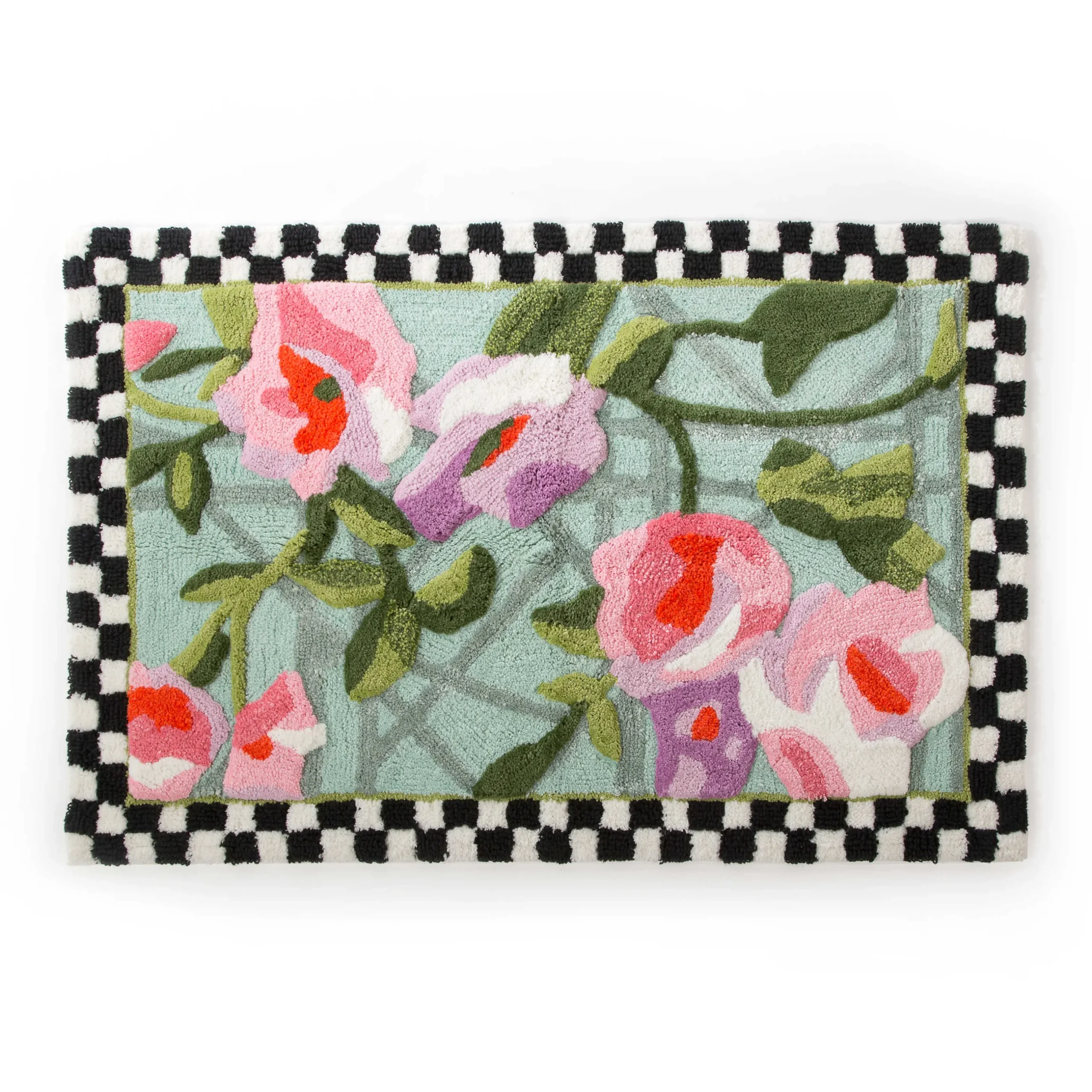 Bath & Bath Accessories|MacKenzie-Childs Chelsea Garden Bath Rug