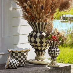 Spring|The Fall Shop|MacKenzie-Childs Cheltenham Ceramic Thistle Urn