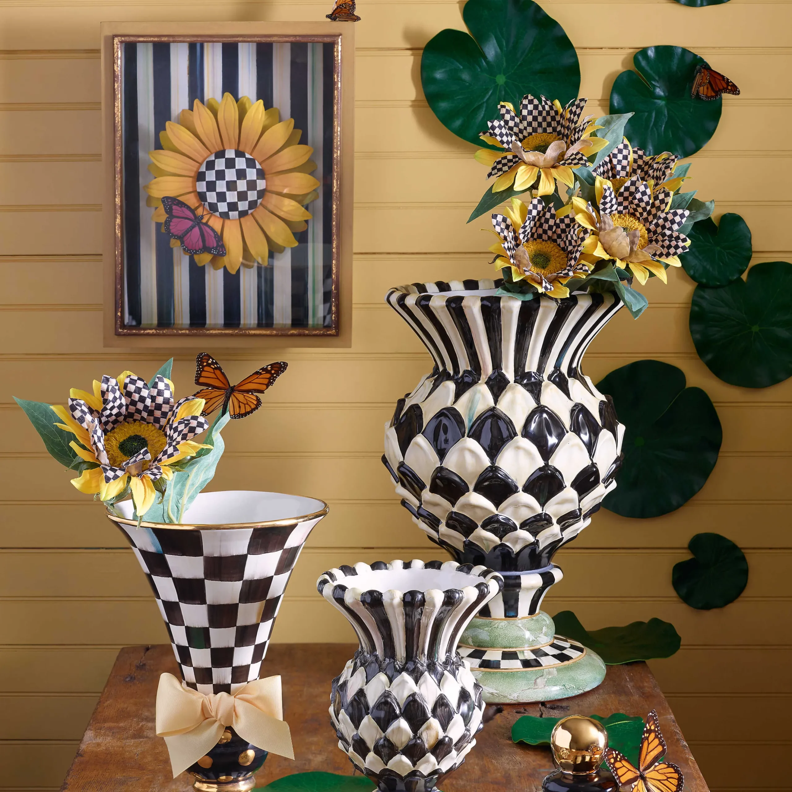 Spring|The Fall Shop|MacKenzie-Childs Cheltenham Ceramic Thistle Urn