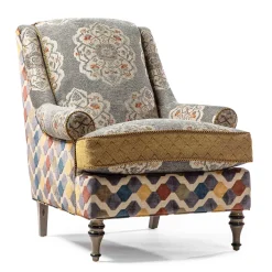 Living Room|MacKenzie-Childs Cobblestone Chair