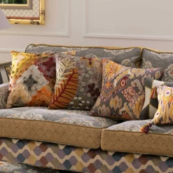 Pillows, Throws, & Cushions|MacKenzie-Childs Cobblestone Diamond Throw Pillow