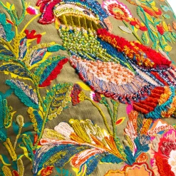 Spring|Pillows, Throws, & Cushions|MacKenzie-Childs Cockatiel Chartreuse Throw Pillow