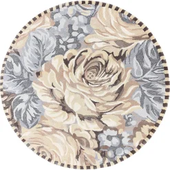Rugs|MacKenzie-Childs Coco Rose 6' Round Rug