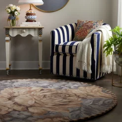 Rugs|MacKenzie-Childs Coco Rose 6' Round Rug