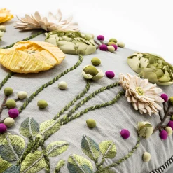 Spring|Pillows, Throws, & Cushions|MacKenzie-Childs Coming Up Daisies Square Throw Pillow