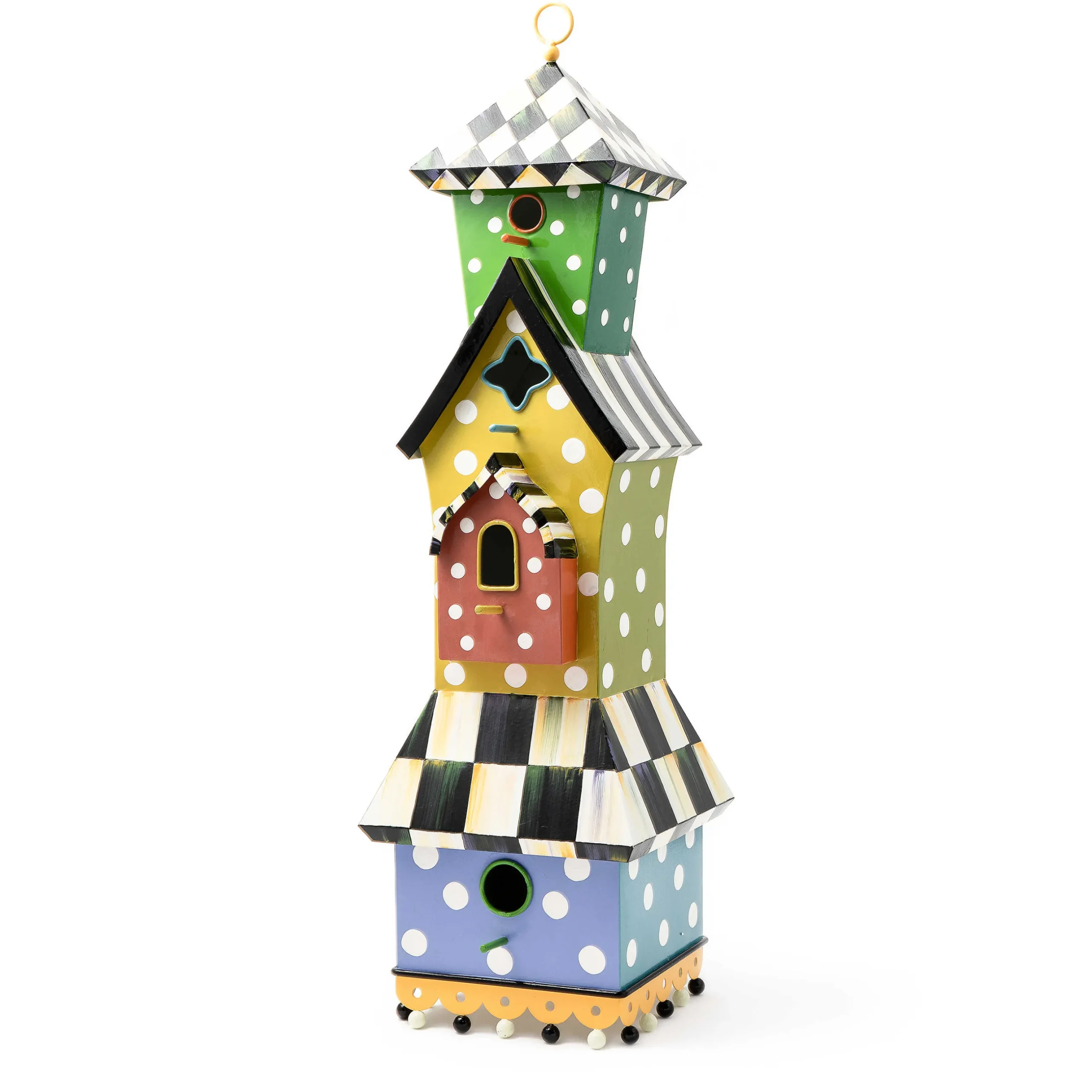 Spring|Outdoor|MacKenzie-Childs Condominium Birdhouse