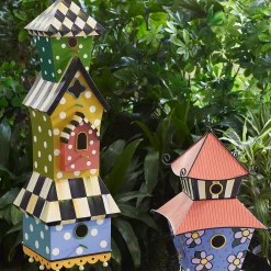 Spring|Outdoor|MacKenzie-Childs Condominium Birdhouse