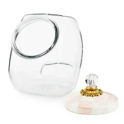 Spring|Kitchen Storage & Organization|MacKenzie-Childs Cookie Jar with Rosy Check Lid