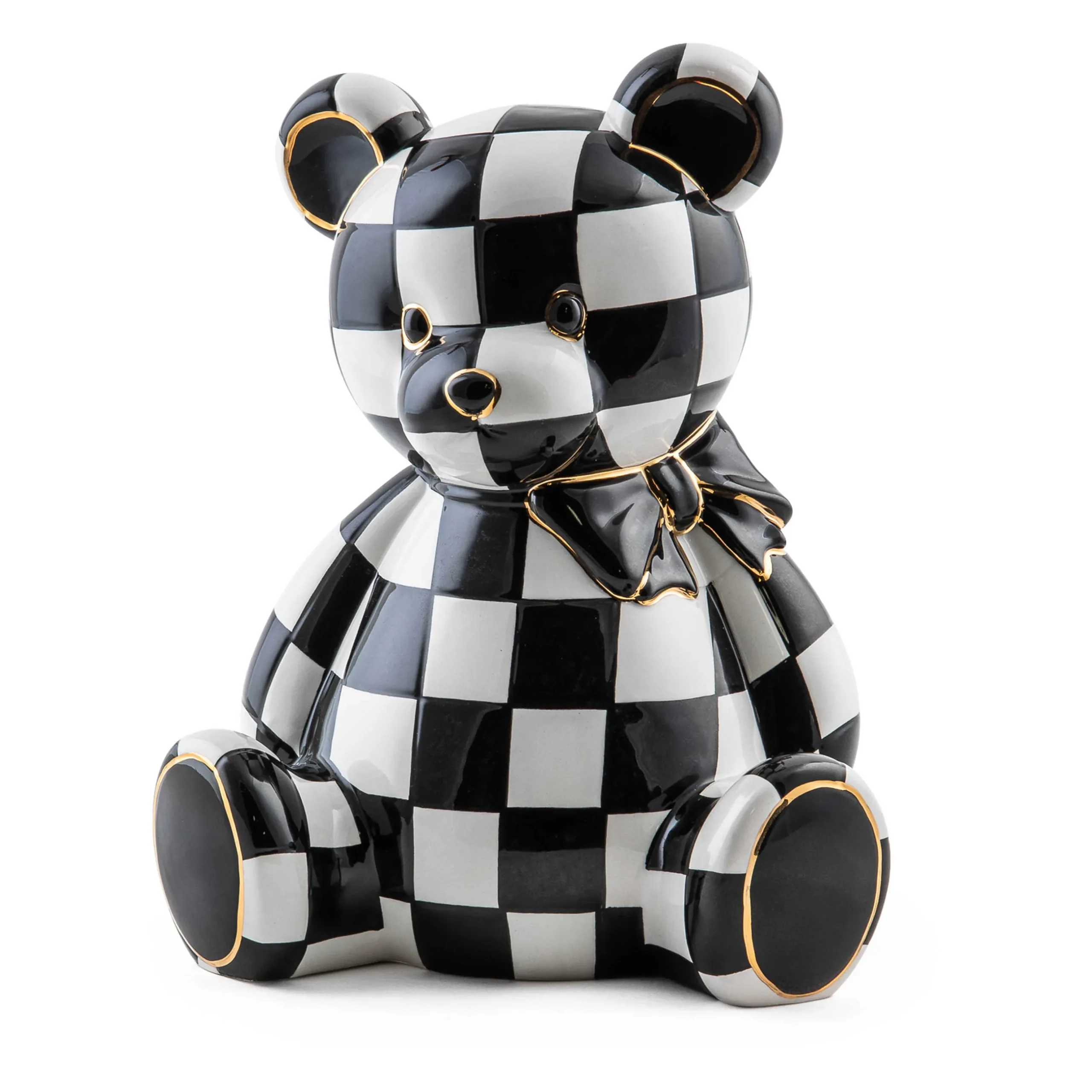 Room Accents|MacKenzie-Childs Courtly Bear Bank