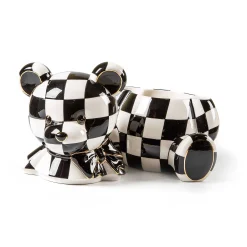 Holiday|Kitchen Storage & Organization|MacKenzie-Childs Courtly Bear Cookie Jar