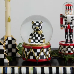 Room Accents|MacKenzie-Childs Courtly Bear Snow Globe