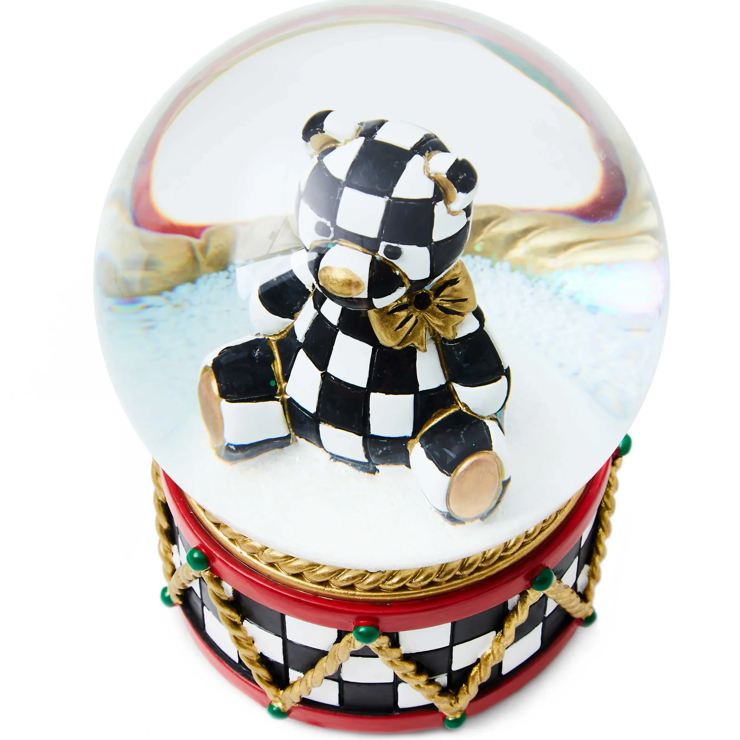 Room Accents|MacKenzie-Childs Courtly Bear Snow Globe